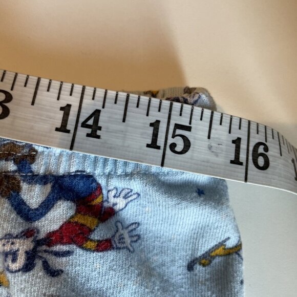 Disney Winter Wonderland Pajama Pants Unisex Large Blue Mickey & Friends Cozy - Picture 5 of 10